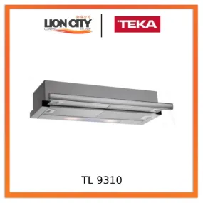 Teka TL 9310 Inox Pull-out Hood With Double Motor Turbine and 2 Speeds, 90cm