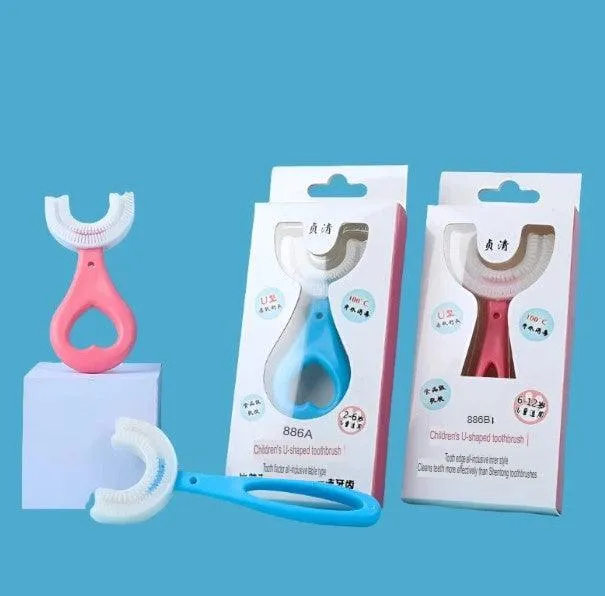 U-Shaped Baby Soft Hair Child Kid Toothbrush