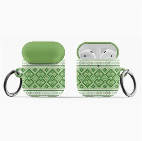 Ukrainian Vyshyvanka AirPod® Case - Green