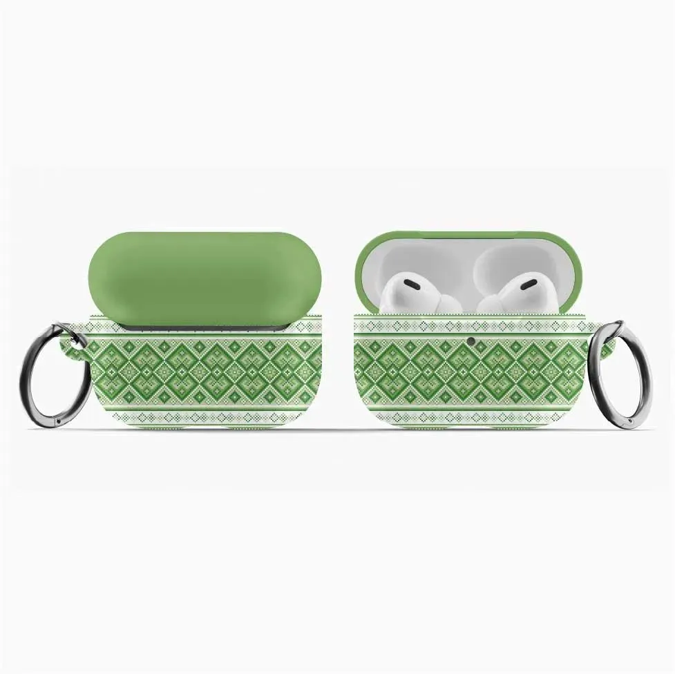 Ukrainian Vyshyvanka AirPod® Case - Green