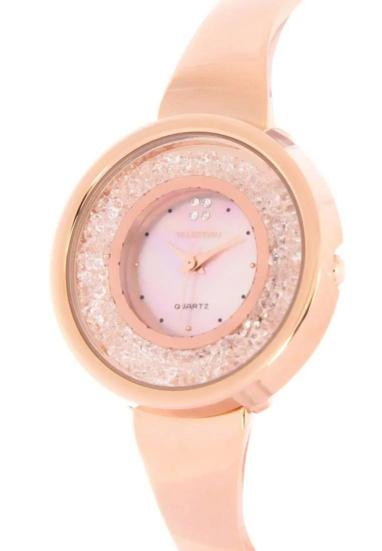 Valentino 20122149-ROSE ROSE DIAL Rose Gold Fashion Metal Band Watch for Women