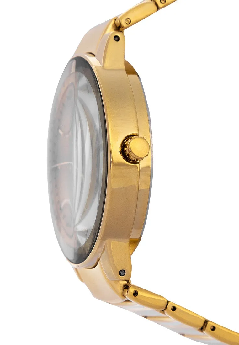 Valentino 20122355-GOLD DIAL Stainless Steel Strap Analog Watch for Men