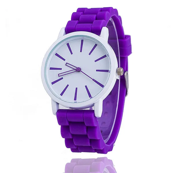 VANSVAR Fashion Women Silicone Watch Hot Casual Quartz Watch Ladies Wrist Watch Relogio Feminino Montre Femme Gift 377