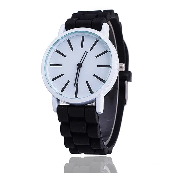 VANSVAR Fashion Women Silicone Watch Hot Casual Quartz Watch Ladies Wrist Watch Relogio Feminino Montre Femme Gift 377