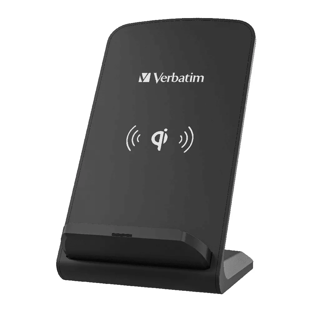 Verbatim 10w Wireless Charger Stand Space Grey