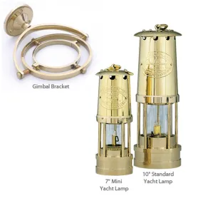 Weems & Plath Brass Yacht Lamp Gimbal