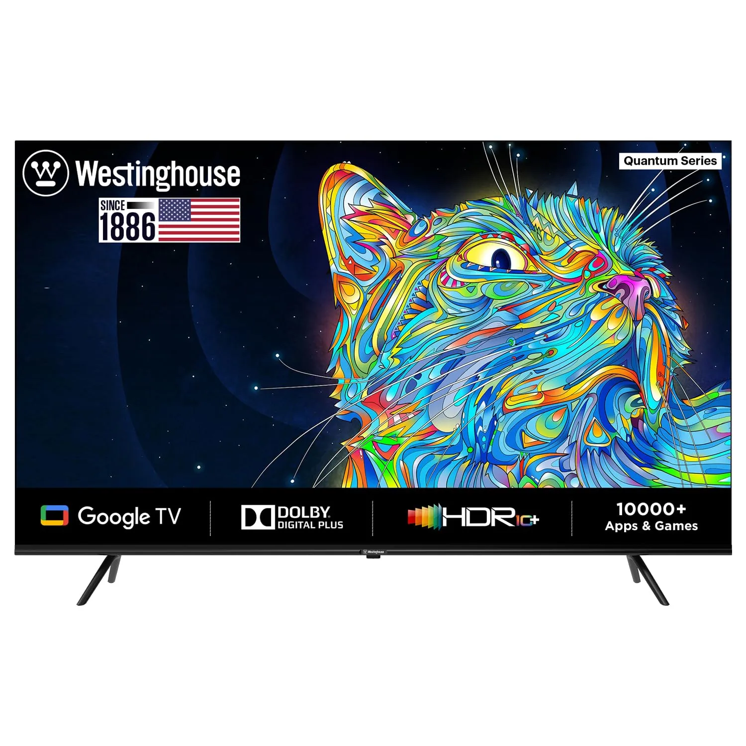 Westinghouse 126 cm (50 inches) Quantum Series 4K Ultra HD LED Google TV WH50GTX30 (Black)