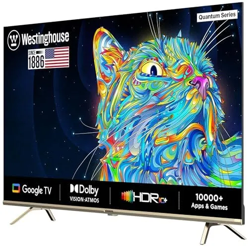 Westinghouse 126 cm (50 inches) Quantum Series 4K Ultra HD LED Google TV WH50GTX30 (Black)