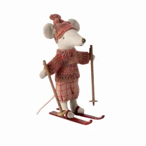 WINTER MOUSE SKI SET - BIG SISTER - ROSE