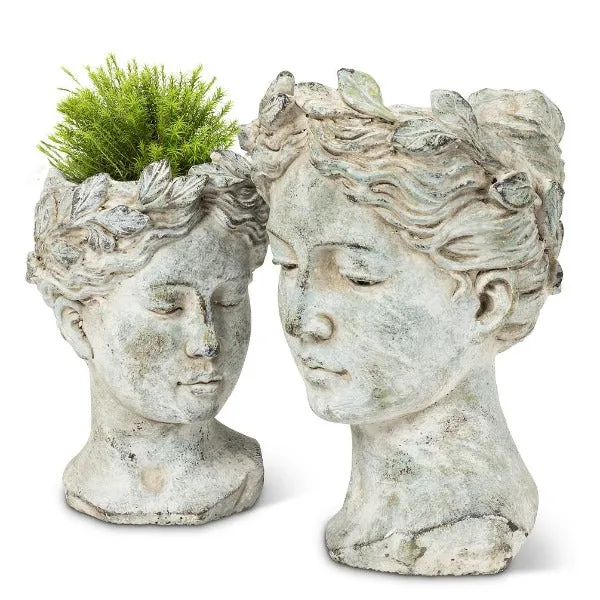 Woman Head Planter - Small