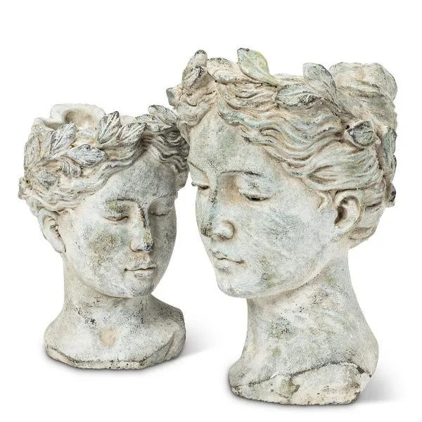 Woman Head Planter - Small