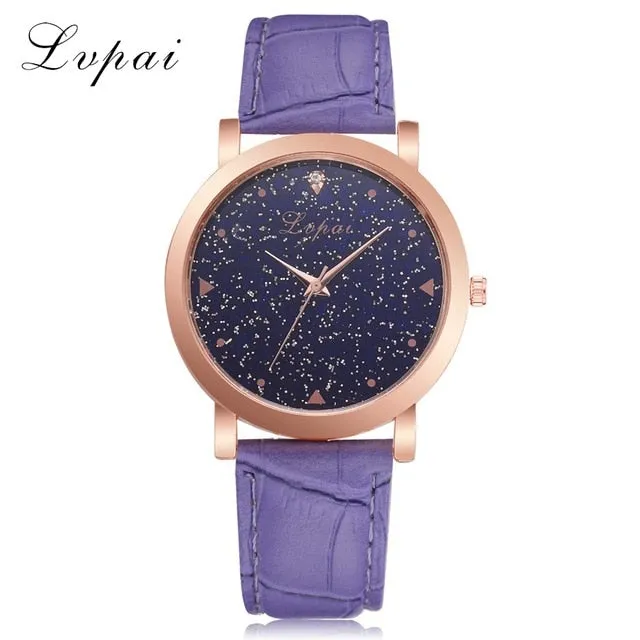 Women Dress Watches Rose Gold Stainless Steel Lvpai Brand Fashion Ladies Wristwatch Creative Quartz Clock Cheap Luxury Watches