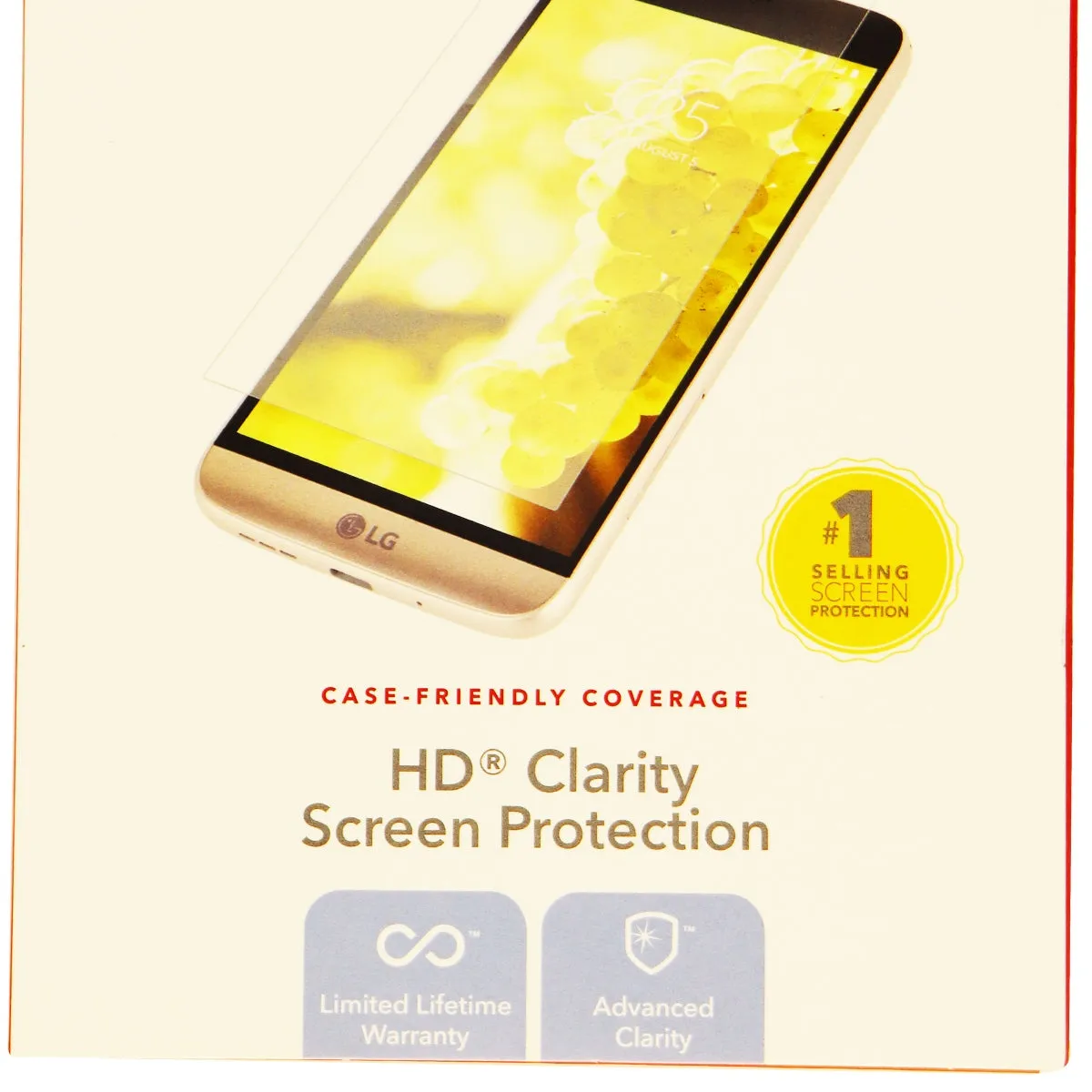 ZAGG InvisibleShield HD Clear Series Screen Protector for LG G5 - Clear