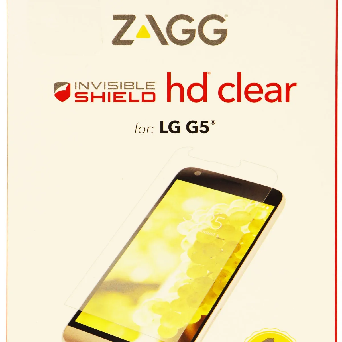 ZAGG InvisibleShield HD Clear Series Screen Protector for LG G5 - Clear